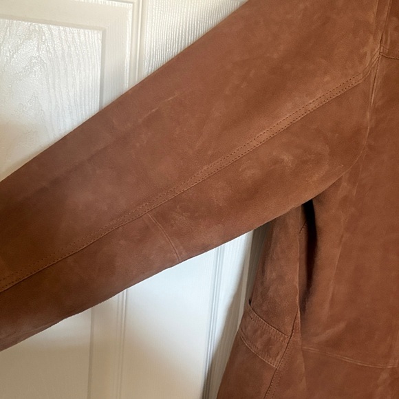 Sezane Will Brown Suede Jacket - Picture 9 of 12